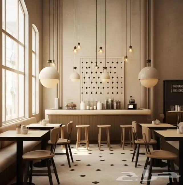 تصميم ديكور كوفي شوب 0