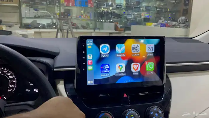 شاشة كورولا 2020_2023 نظام اندرويد وابل كار بلاي 0