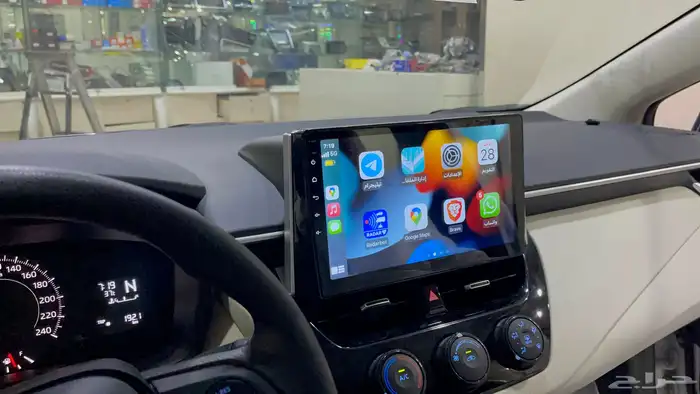 شاشة كورولا 2020_2023 نظام اندرويد وابل كار بلاي 1