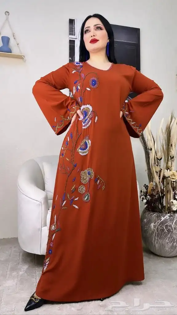 قفطان مغربي خرز بسعر الجمله 42