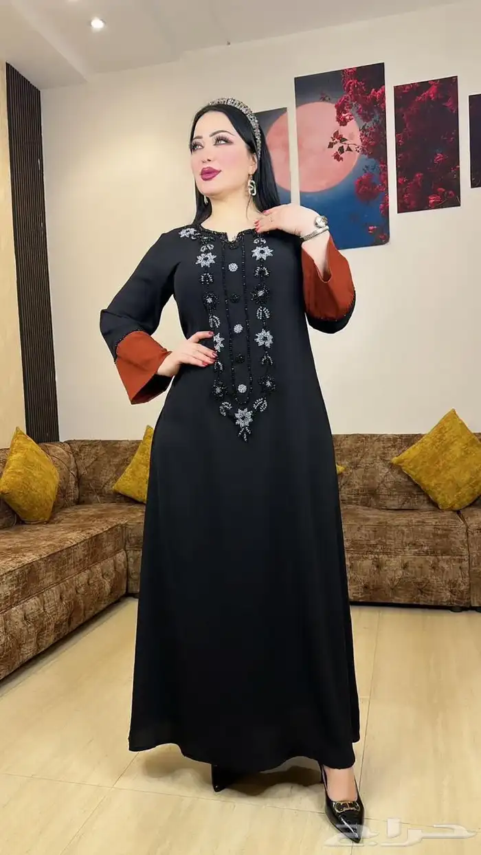 قفطان مغربي خرز بسعر الجمله 34