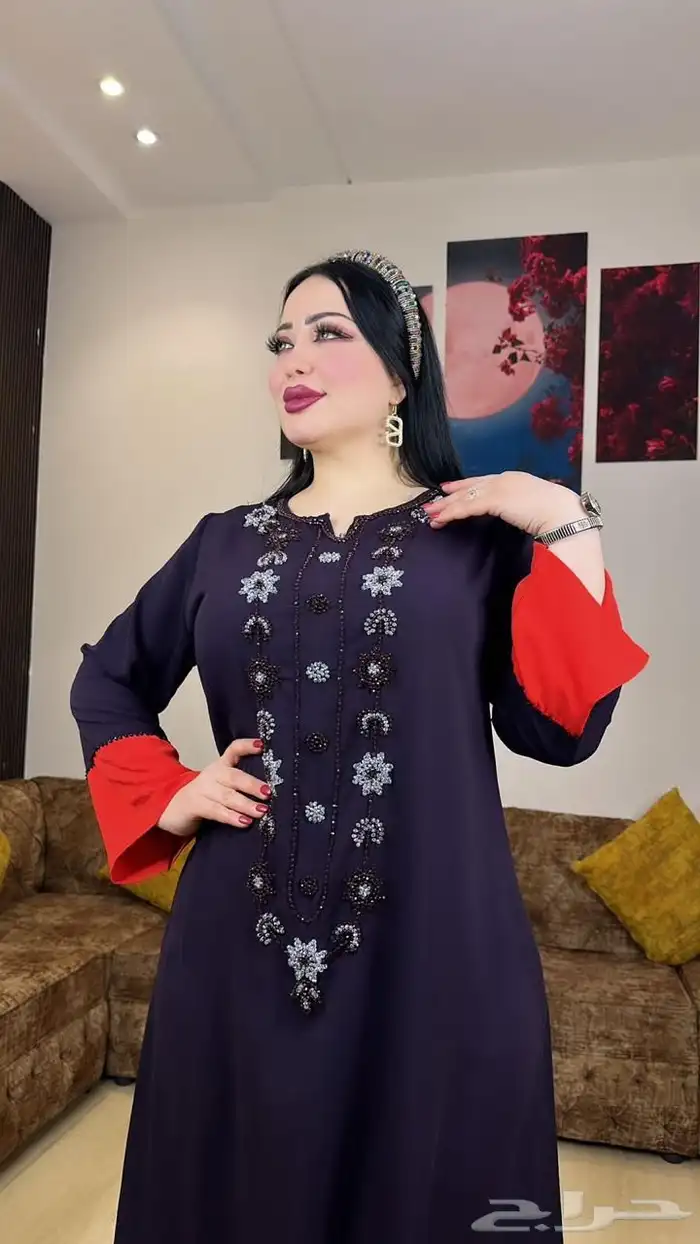 قفطان مغربي خرز بسعر الجمله 32