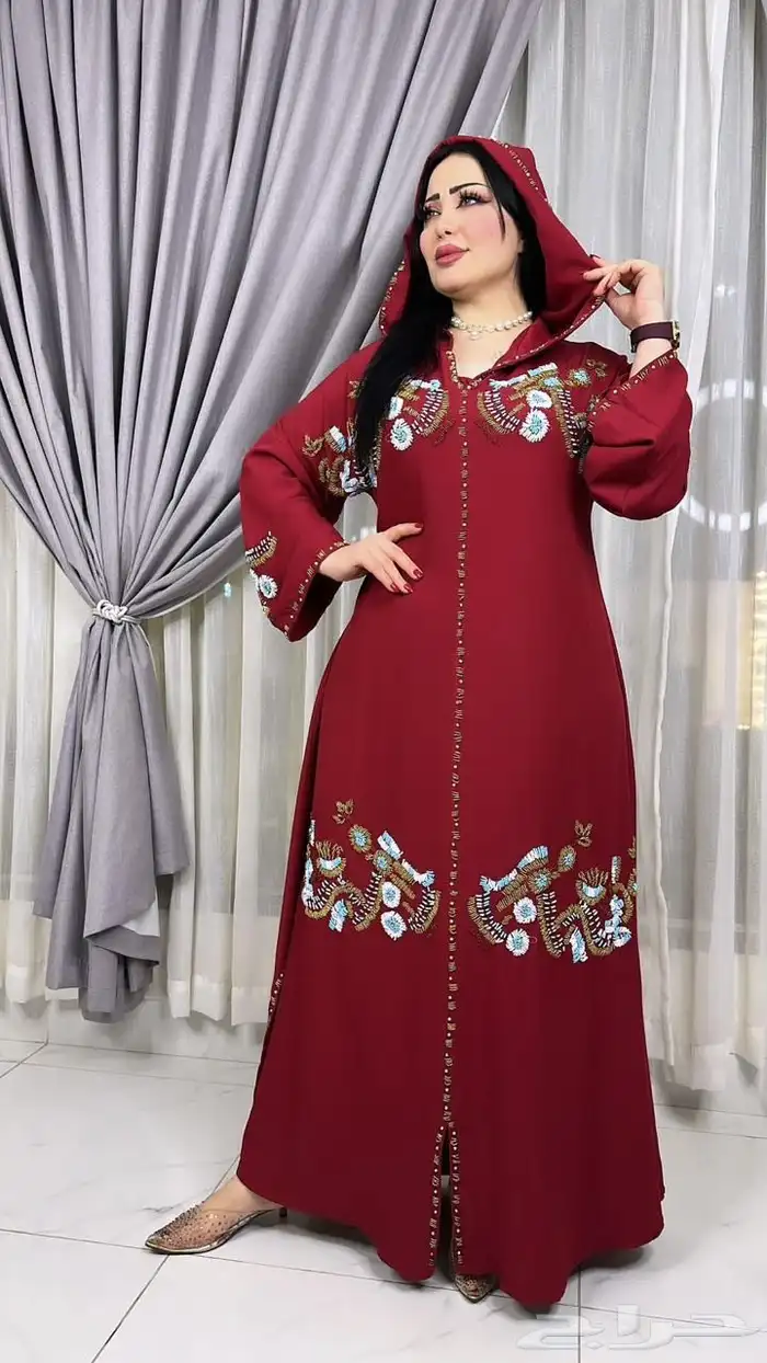 قفطان مغربي خرز بسعر الجمله 39