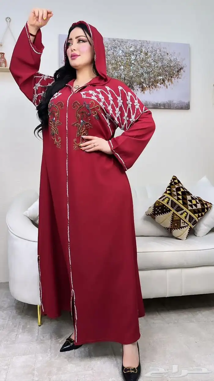 قفطان مغربي خرز بسعر الجمله 46
