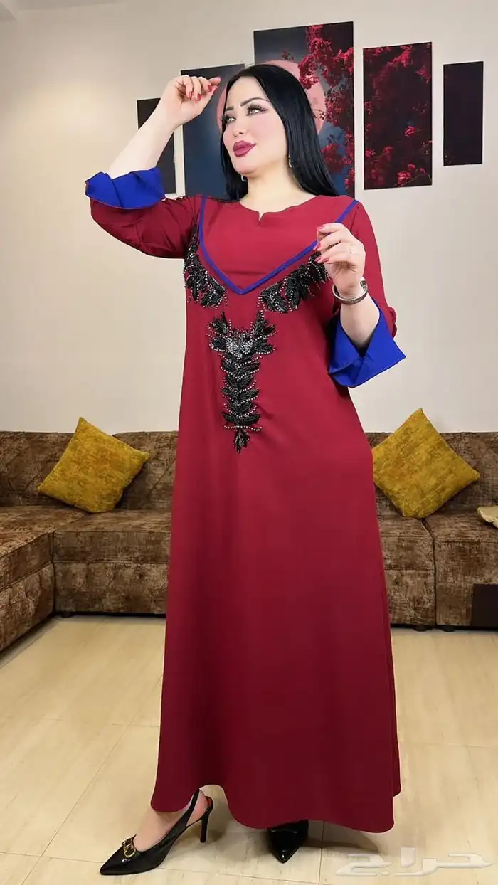قفطان مغربي خرز بسعر الجمله 26