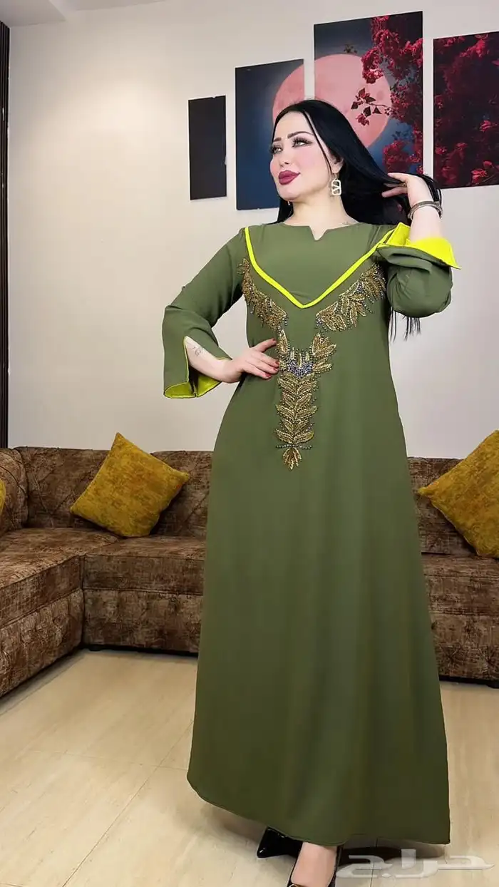 قفطان مغربي خرز بسعر الجمله 30