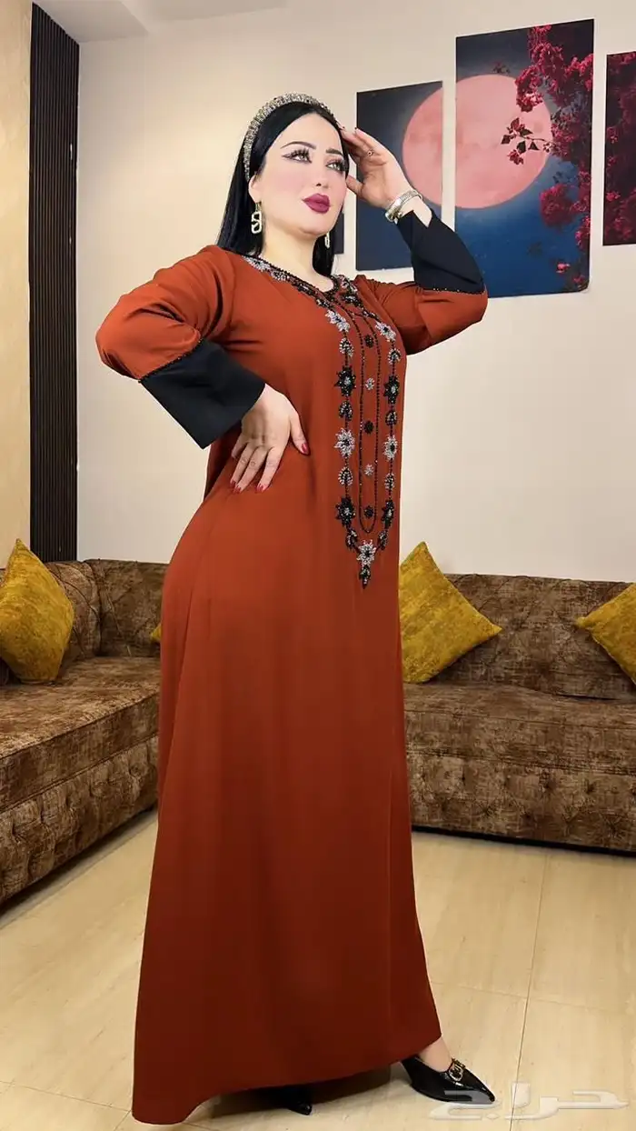 قفطان مغربي خرز بسعر الجمله 27