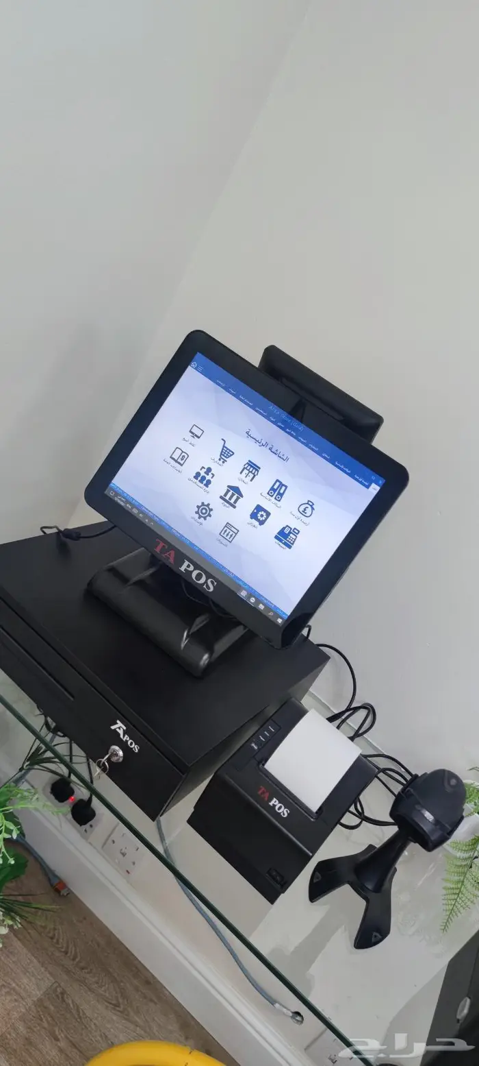 كاشير تموينات كاشير مطعم كاشير متنقل سحابي ميزان باركود كوفي 1