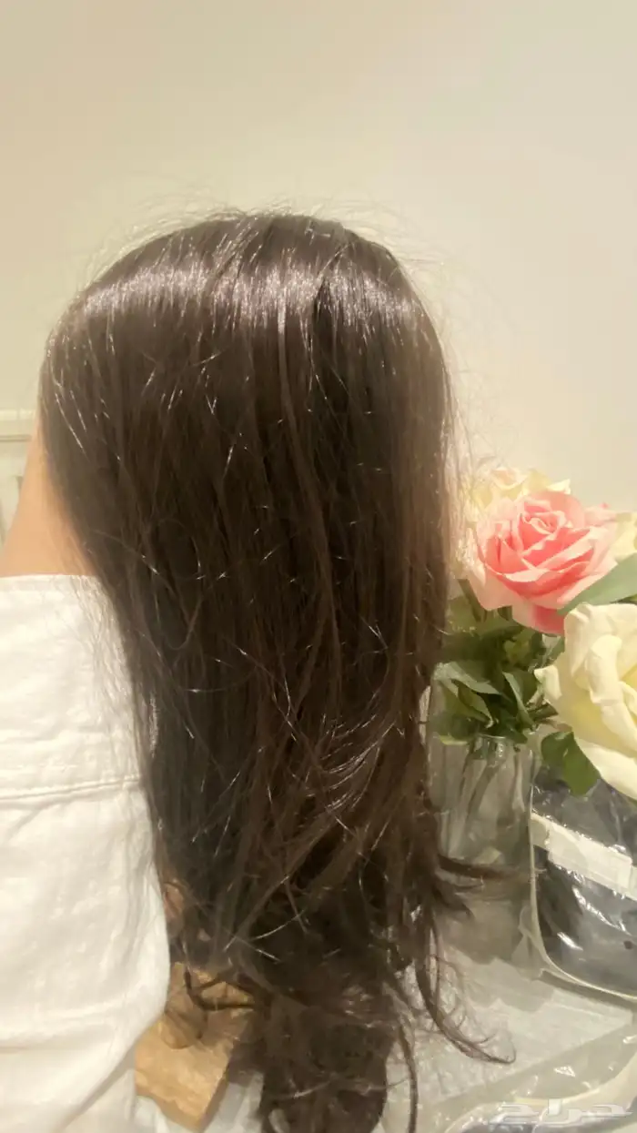 باروكة شعر صناعي كانه طبيعي جديدة 100ريال فقط 4