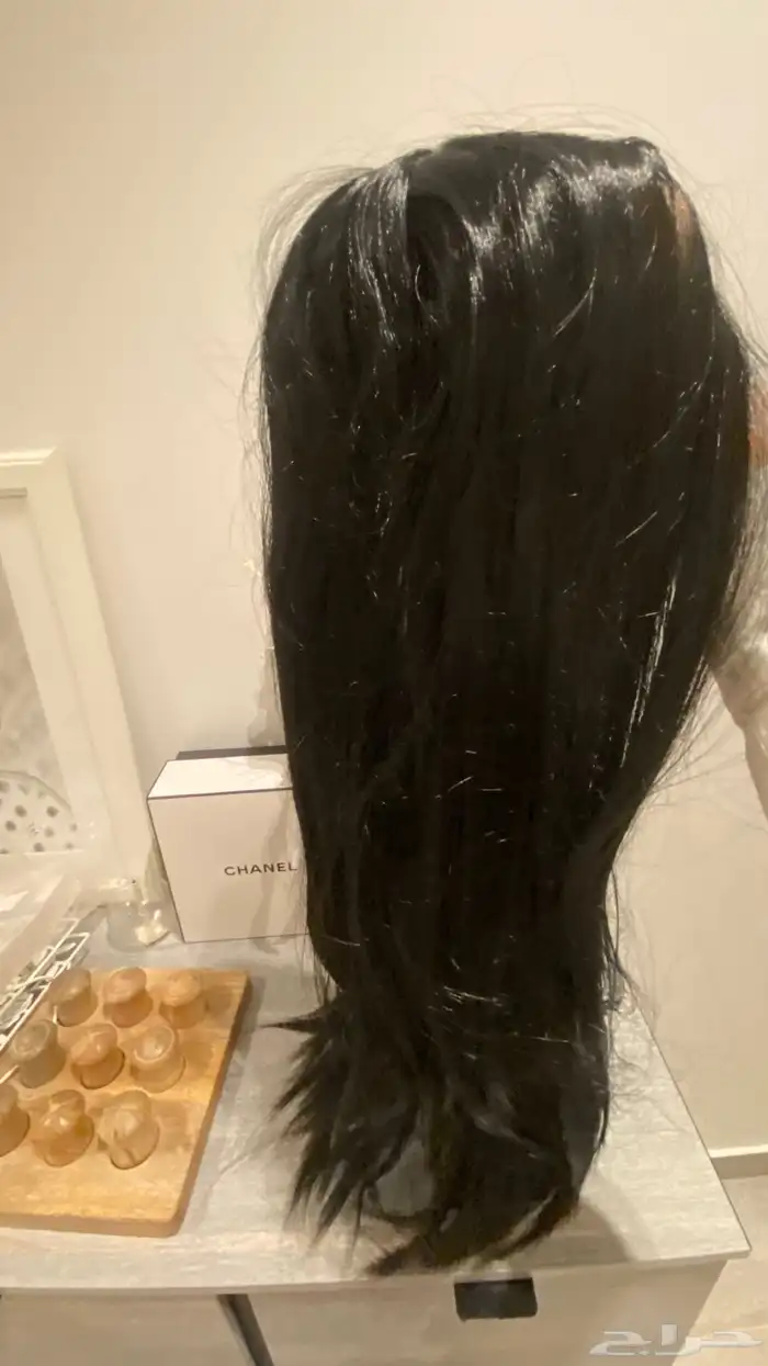 باروكة شعر صناعي كانه طبيعي جديدة 100ريال فقط 5