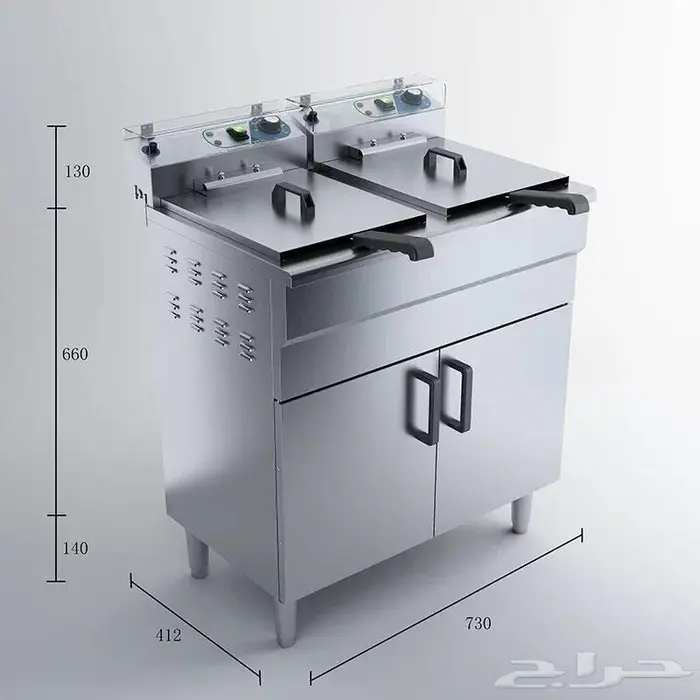 مكائن بروست و قلاية بطاطس غاز و كهرباء 9