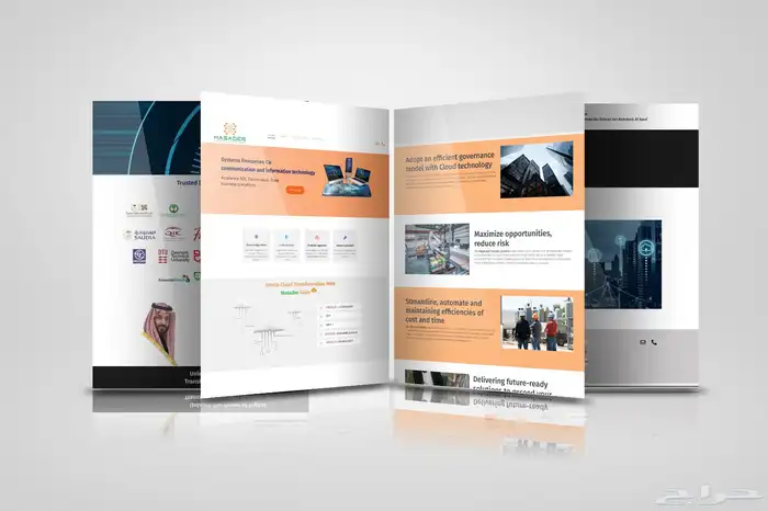 دومين - ايميلات رسمية - موقع الكتروني - هوية تجارية وتصميم 9