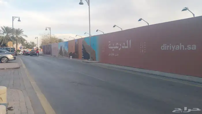 لوحات احرف بارزة و اسوار بنر hoarding دعايه اعلان خطاط print 31