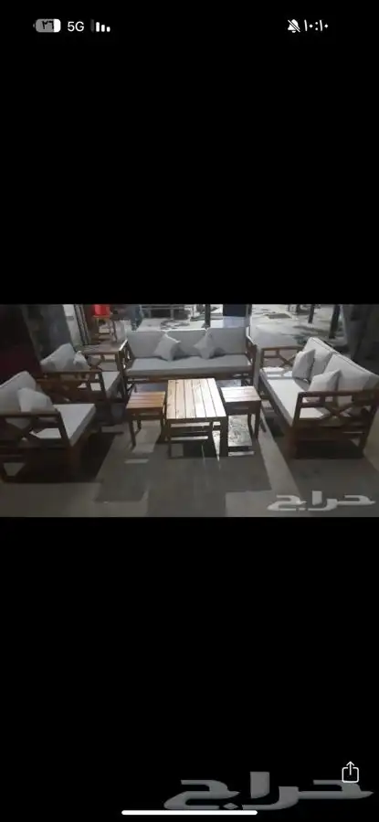 جلسات الخارجية حديد الخشب حرف ال تفصيل على حسب الطلب 23