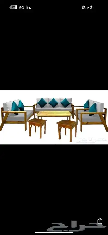 جلسات الخارجية حديد الخشب حرف ال تفصيل على حسب الطلب 24