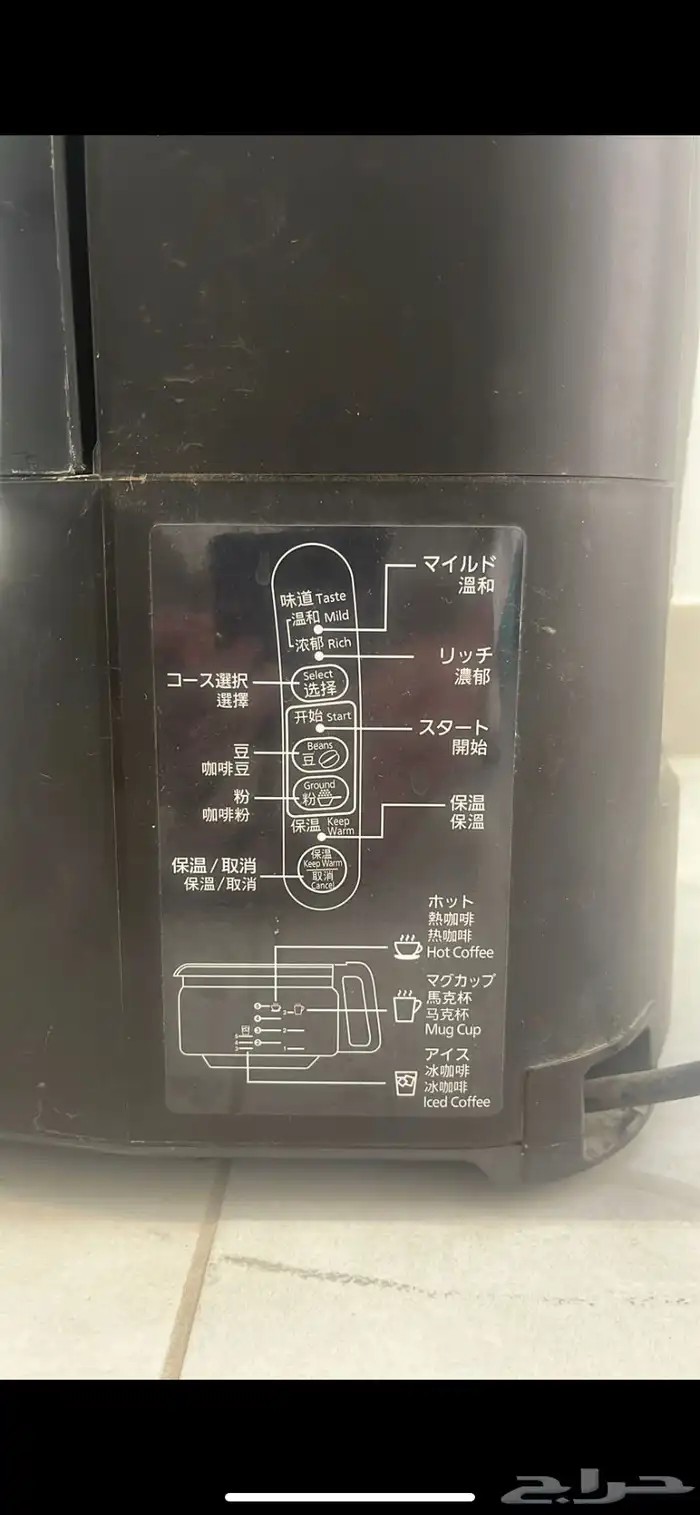 مكينة تحضير قهوة مقطرة باناسونيك 3