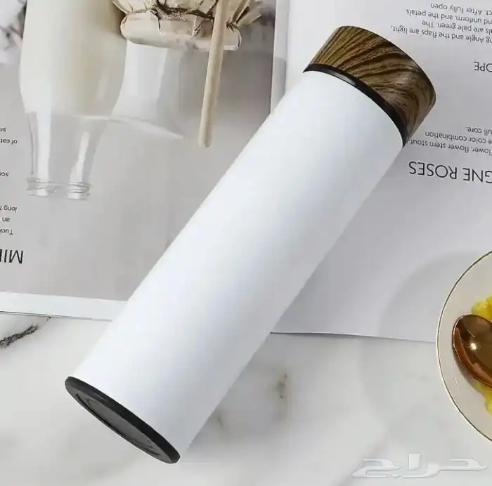 مق حافظة للحرارة والبرودة باللون الابيض والاسود 5