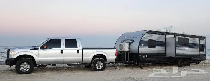 للبيع كرفان 32 قدم سحب 2022 مع السيارة F350 - 2015 0