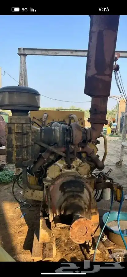 مكينة كتربلر وقير جونسون 0