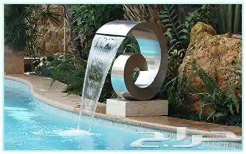 مصبات استيل صبابات شلال مصب انسيابي نافوره مصب مسبح 5