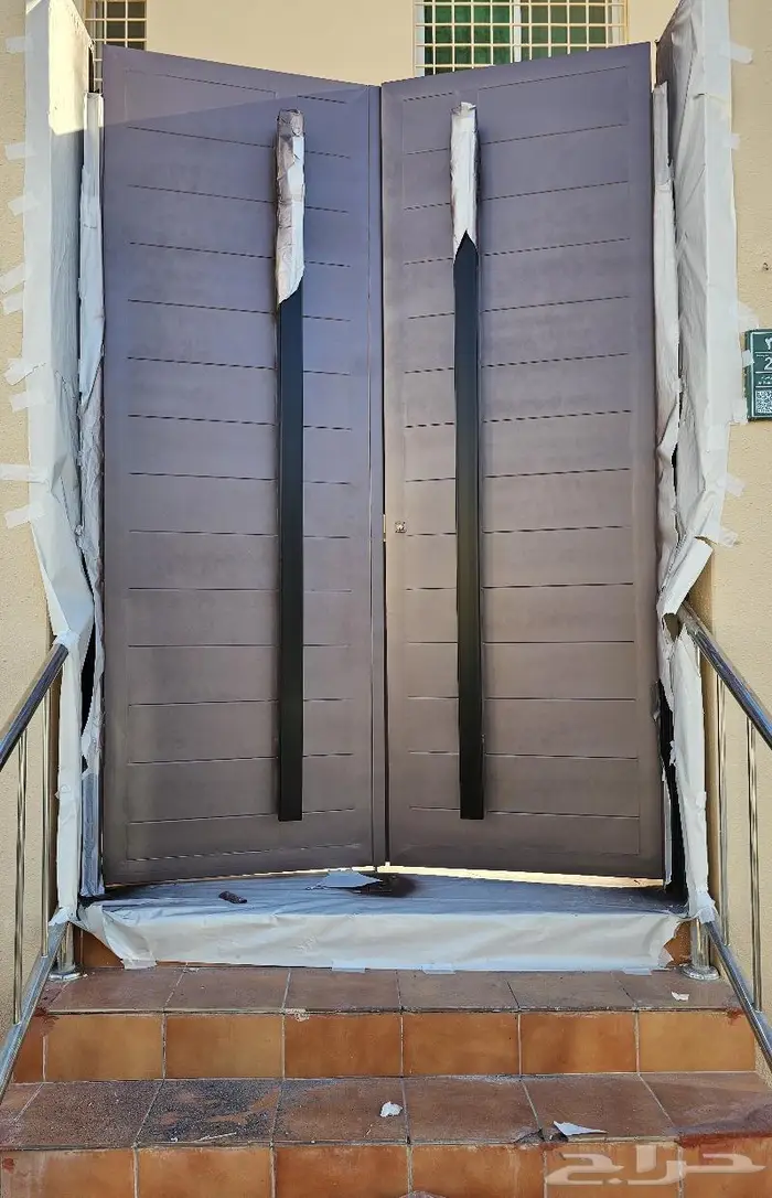 Modern steel doors (blacksmithing workshop) 6