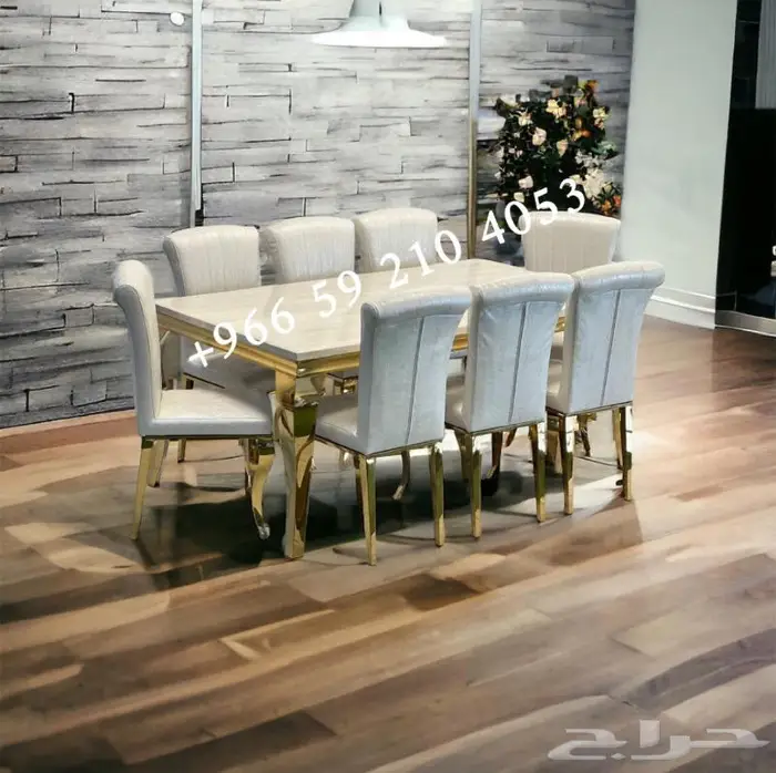 طاولات طعام رخام الشكل الجديد 1