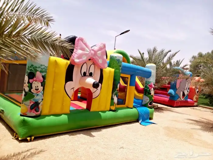 تأجير نطيطات وزحليقات لليوم 9