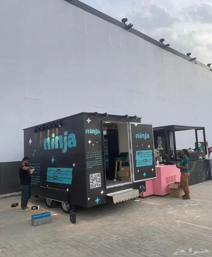 كونتينر تجهيز مطاعم فود ترك ستيشن بوث كشك درايف container 7