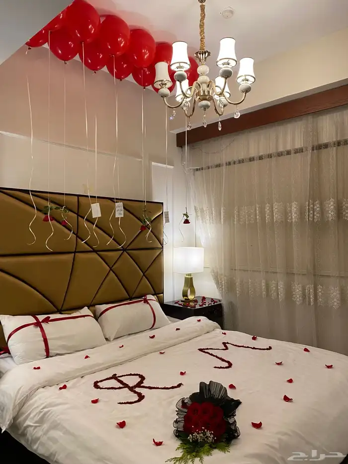 تنسيق غرف عرسان وذكرى زواج 11
