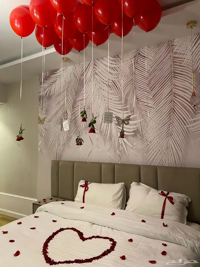 تنسيق غرف عرسان وذكرى زواج 8