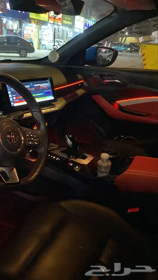 تركيب لد داخلي على سيارة mg 2024 4