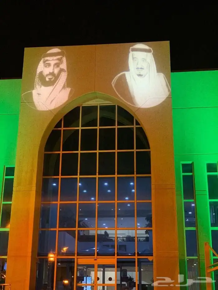 ليزر أخضر يوم التأسيس يوم الوطني 6