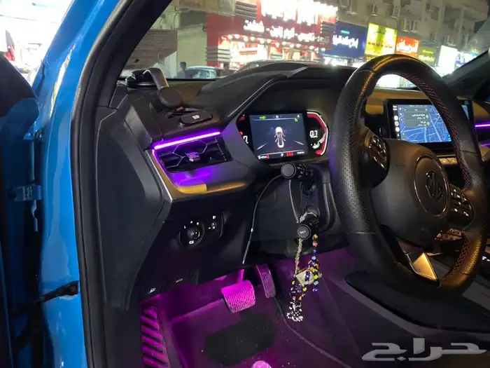 تركيب لد داخلي على سيارة mg 2024 6