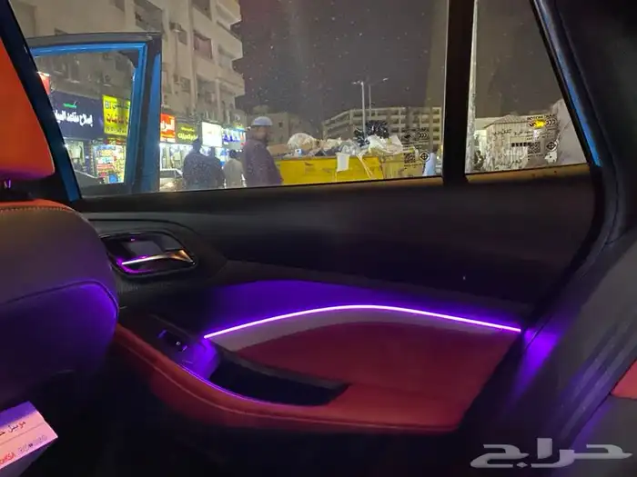 تركيب لد داخلي على سيارة mg 2024 5