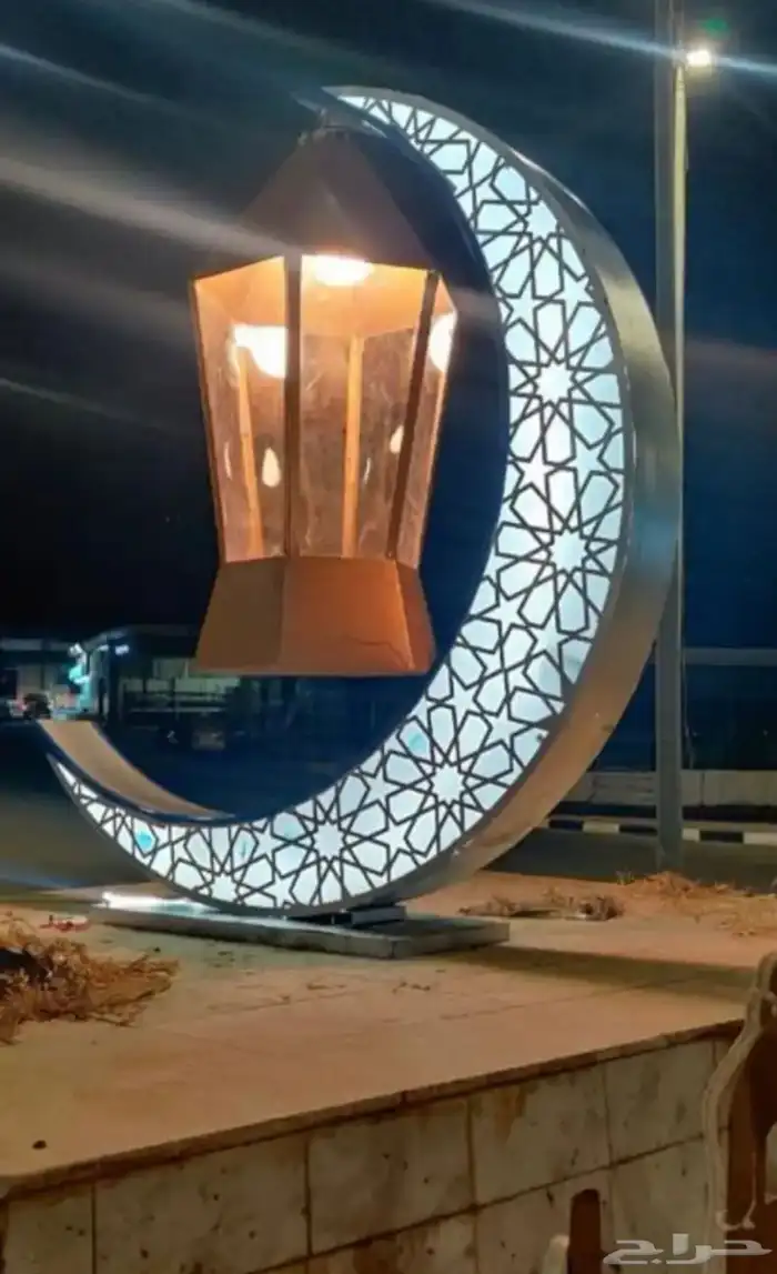 مجسمات رمضان كل الاشكال حديد قص ليزر 7