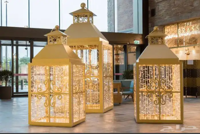 مجسمات رمضان كل الاشكال حديد قص ليزر 58