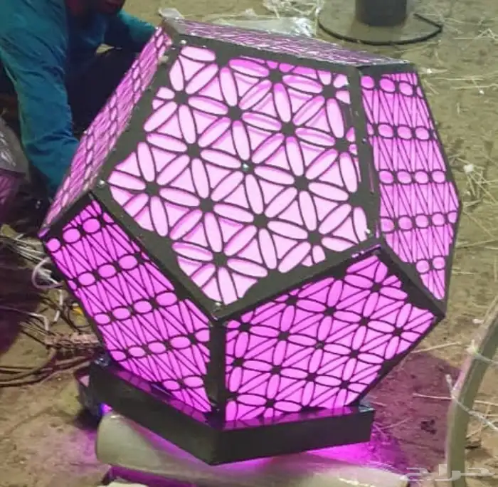 مجسمات رمضان كل الاشكال حديد قص ليزر 89