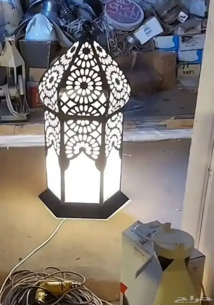 مجسمات رمضان كل الاشكال حديد قص ليزر 55