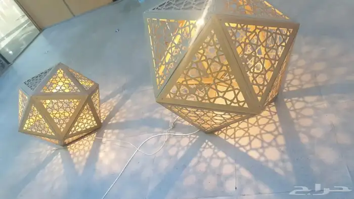 مجسمات رمضان كل الاشكال حديد قص ليزر 37