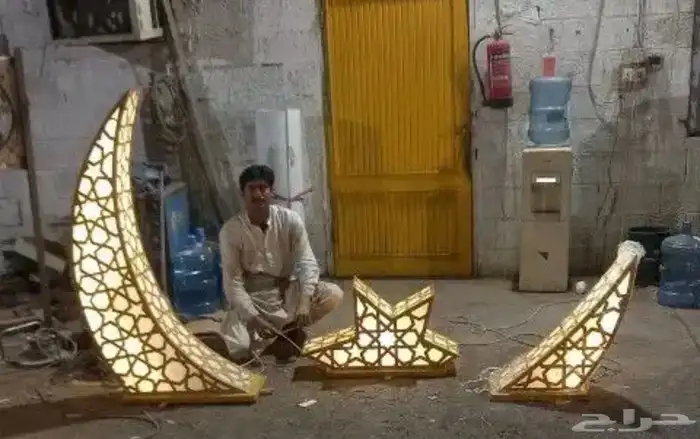 مجسمات رمضان كل الاشكال حديد قص ليزر 53