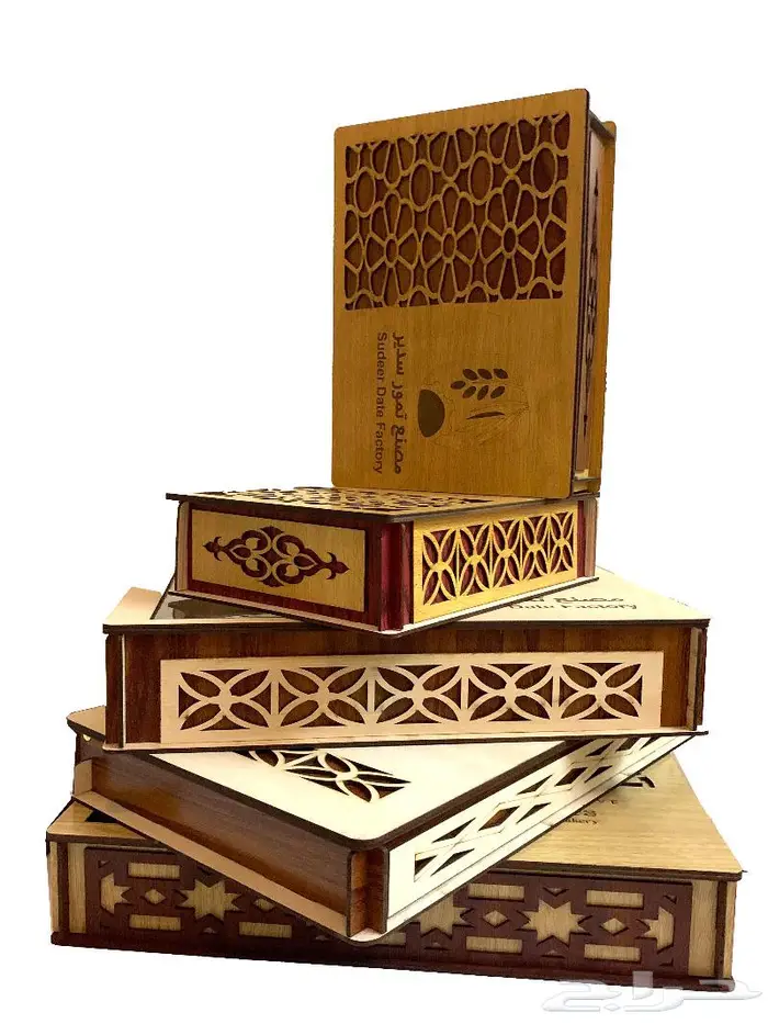 علب خشب -كرتون للحلويات -عود -عطور- ليزر -وأكريليك مباخر 6
