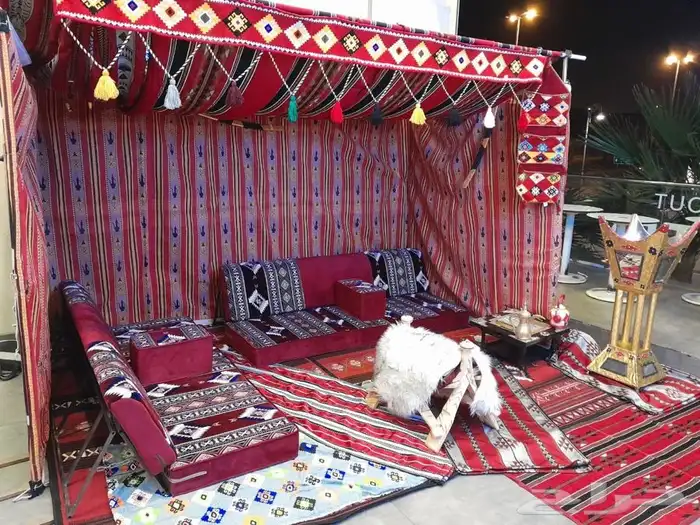 خيم بيت شعر وعمل كورنر تراثي لجميع الاحجام 0