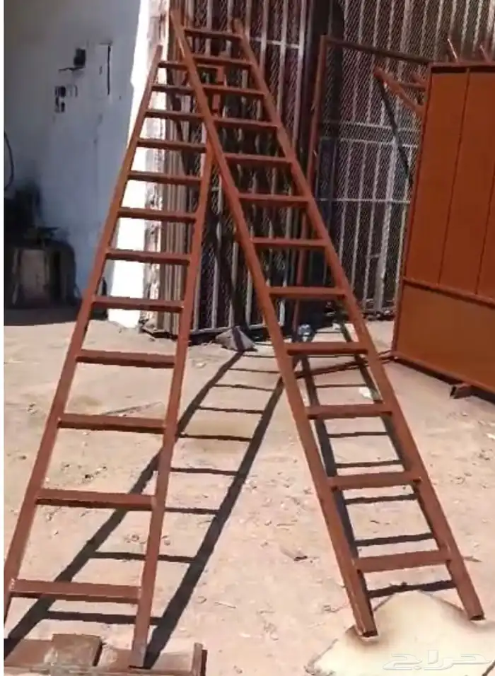 سلم حديد ثقيل لاهل المزارع والاستراحات 3