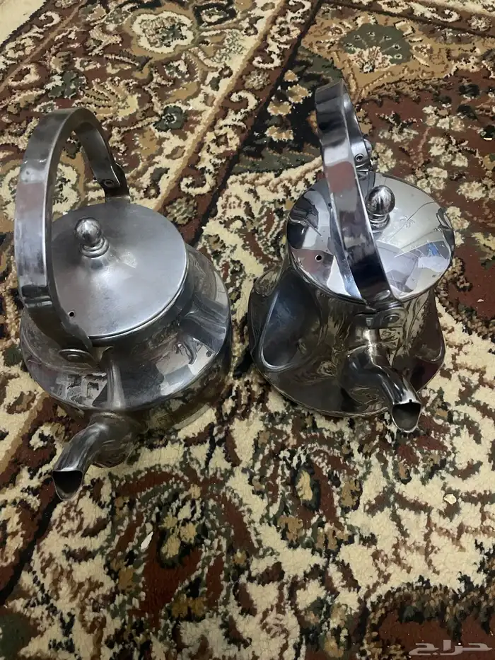 اباريق عدد 12 نحاس وستيل نضيف للبيع جمله عدد 12 16