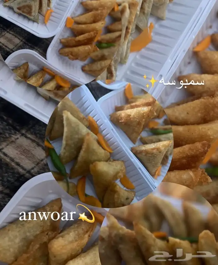 أطيب سمبوسه دجاج خضار جبن لحم 24