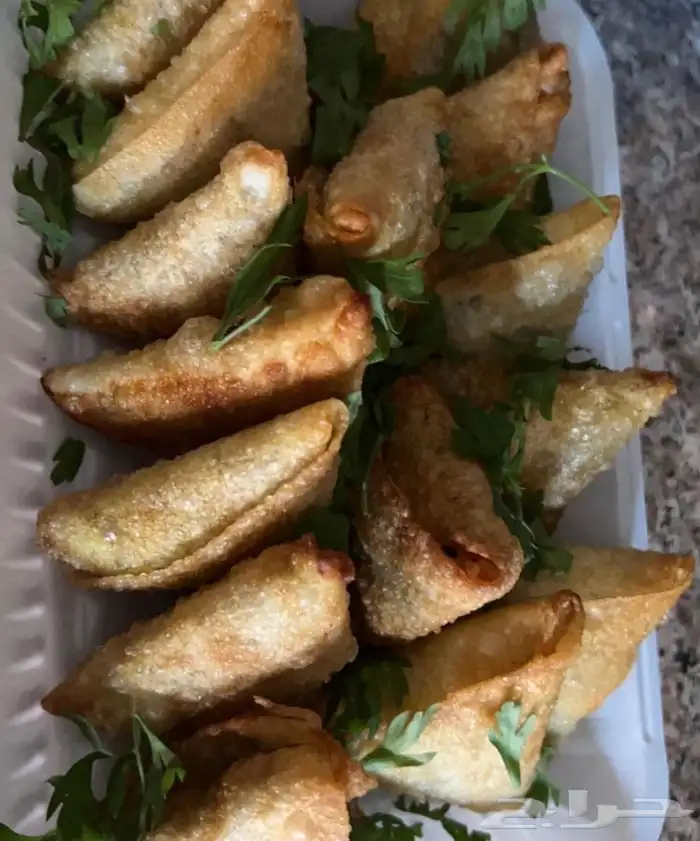 أطيب سمبوسه دجاج خضار جبن لحم 15