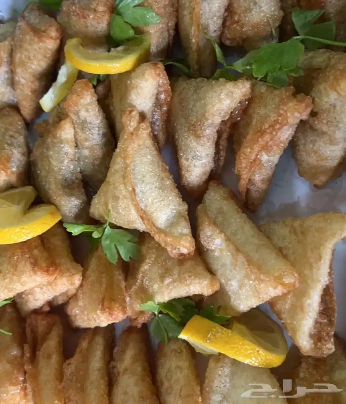 أطيب سمبوسه دجاج خضار جبن لحم 7