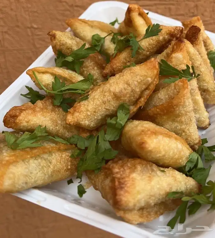 أطيب سمبوسه دجاج خضار جبن لحم 8