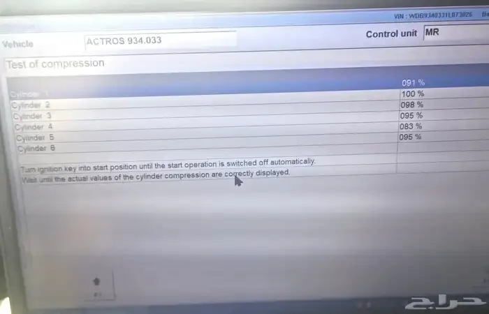 راس مرسيدس اكتروس دبل 4x4 2048 موديل 2008 18