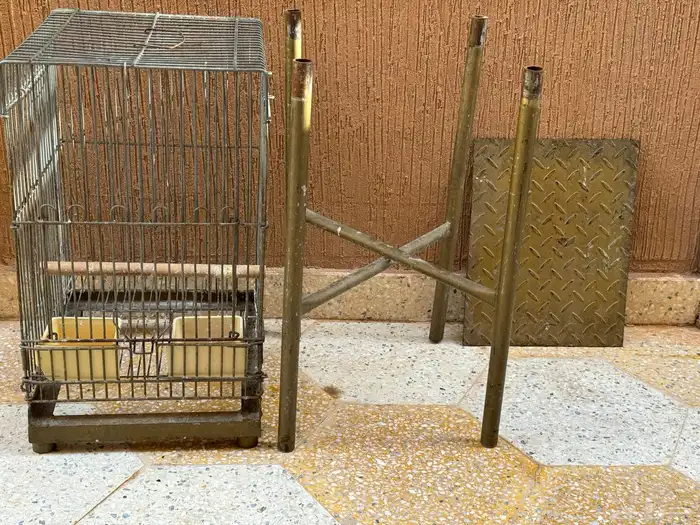 قفص ببغاء ياباني تفصيل انتيك . 0